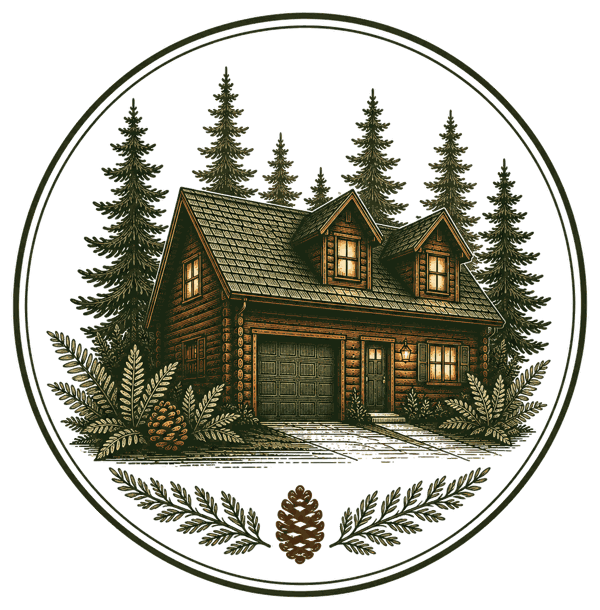 Fernwood Escape cabin emblem